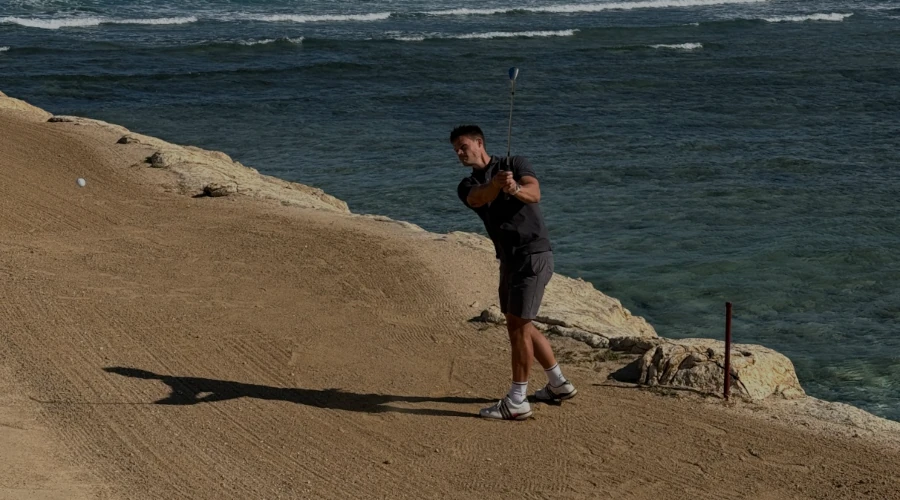 Yannick Schlemm beim kraftvollen Follow-Through